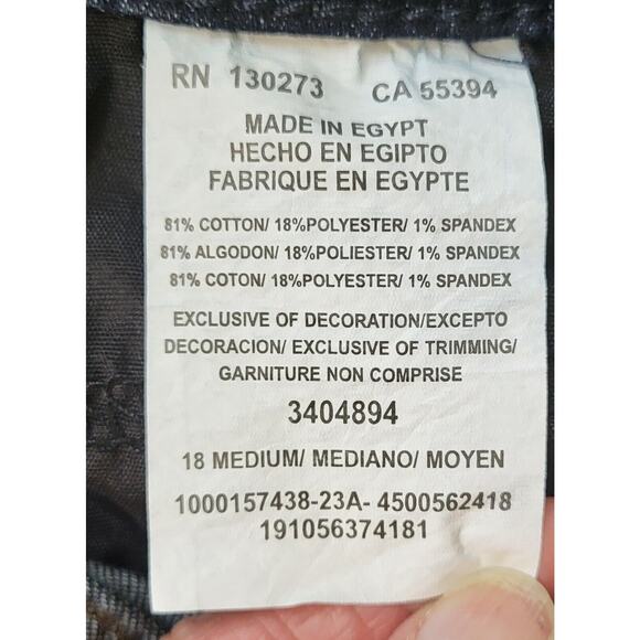 Lee Jeans Women’s Size 18M High Rise Relaxed Fit Straight Leg Instantly Slims - Picture 10 of 16